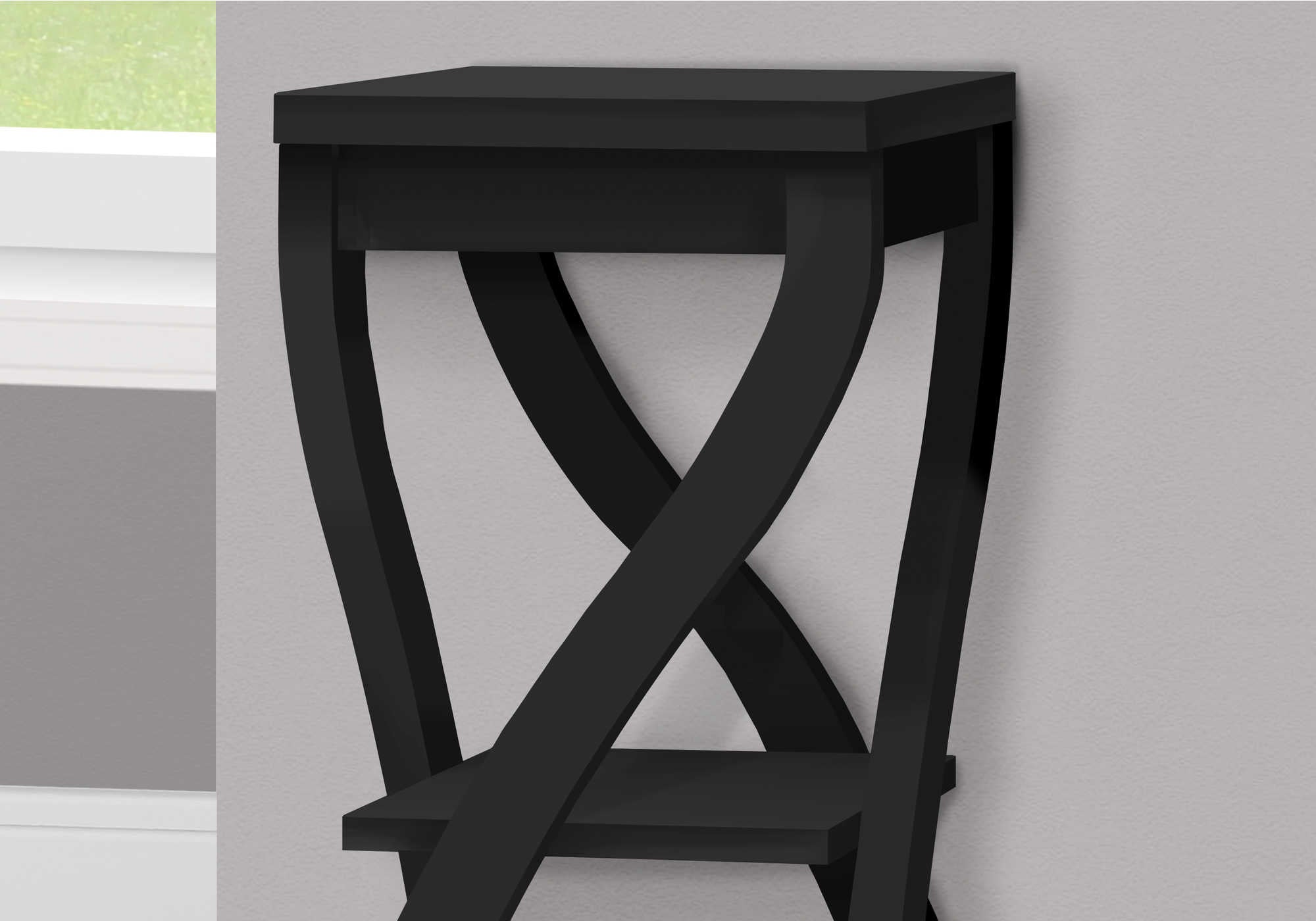 ACCENT TABLE - 32"H / BLACK