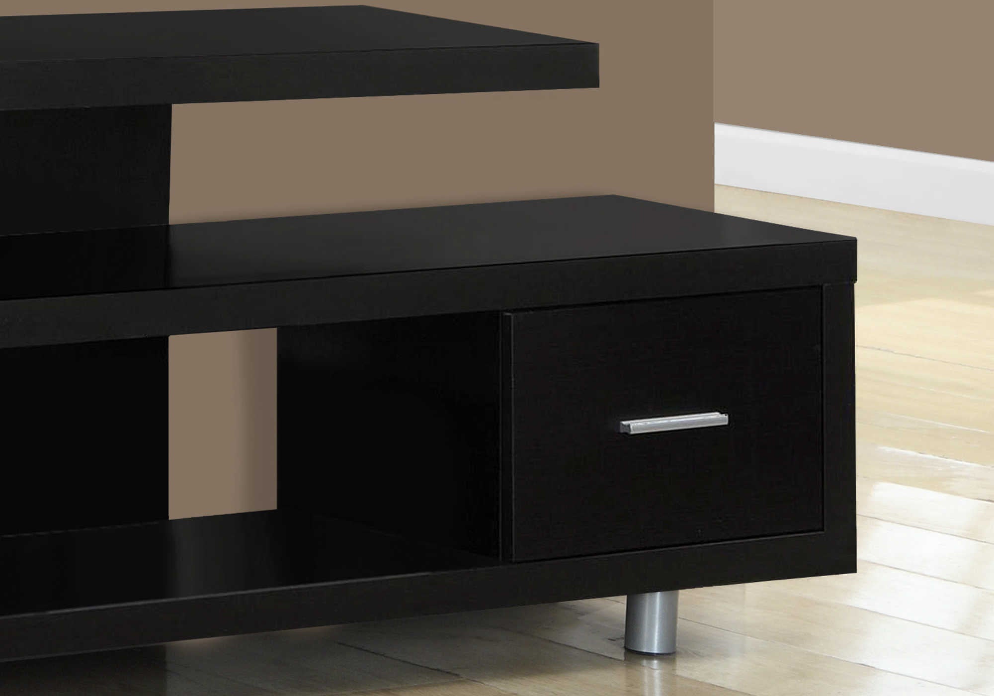 TV STAND - 60"L / ESPRESSO WITH 1 DRAWER