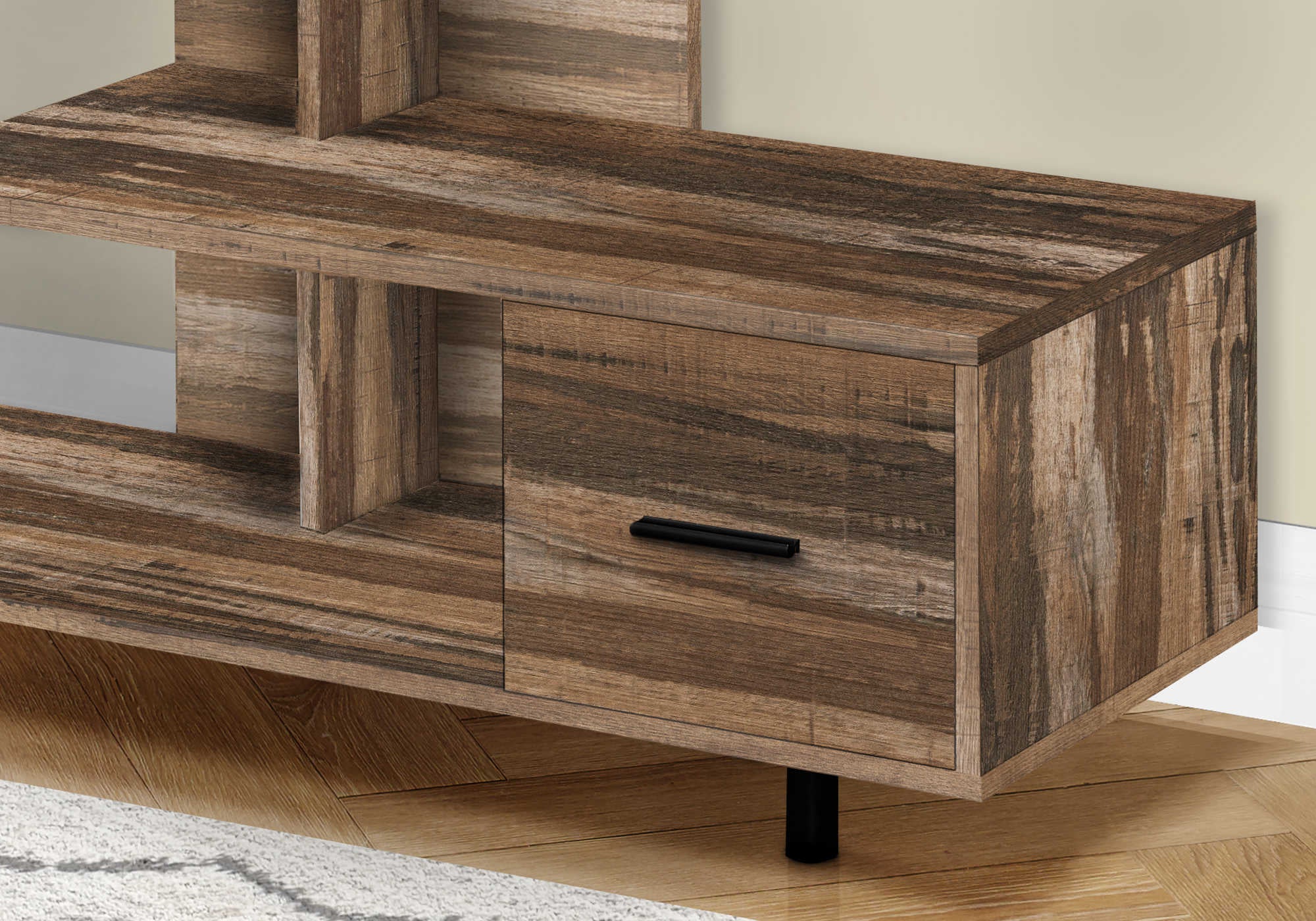 TV STAND - 48"L / BROWN RECLAIMED / 1 DRAWER