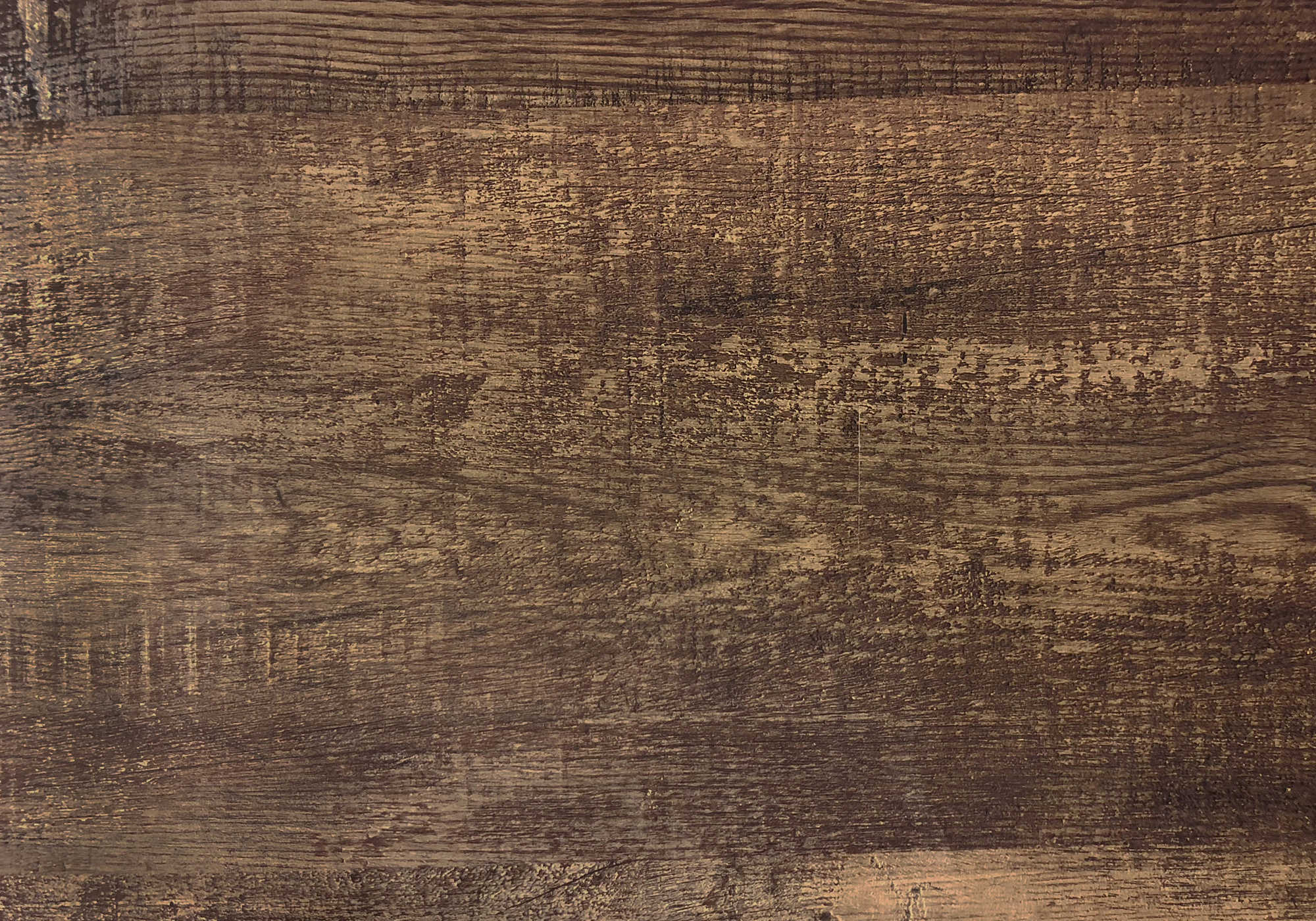 ACCENT TABLE - 42"L / BROWN RECLAIMED WOOD/ BLACK CONSOLE