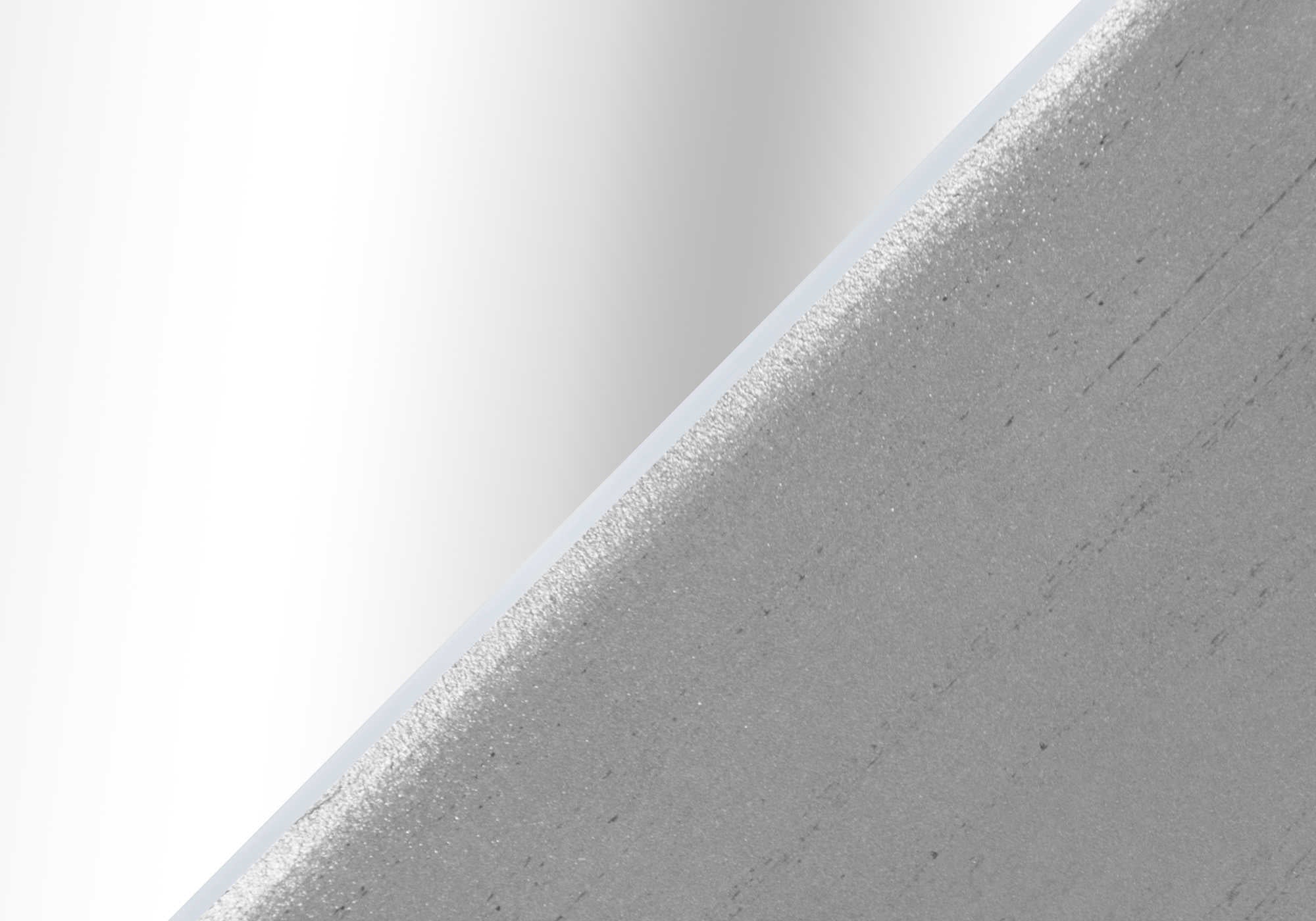 ACCENT TABLE - 36"L / BRUSHED SILVER / MIRROR