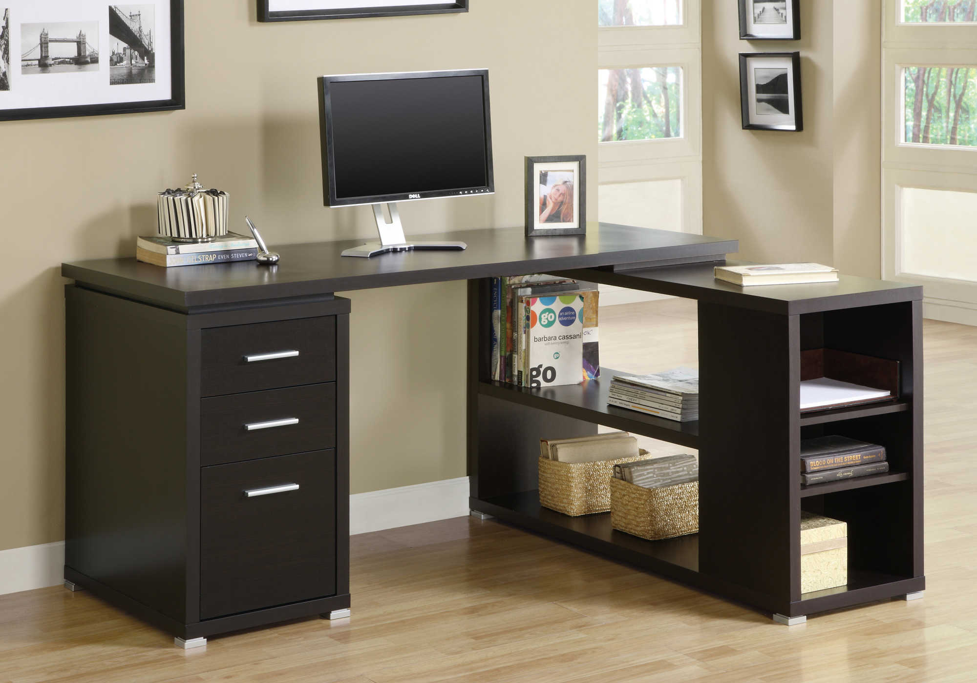 BUREAU D'ORDINATEUR - ESPRESSO COIN GAUCHE OU DROIT