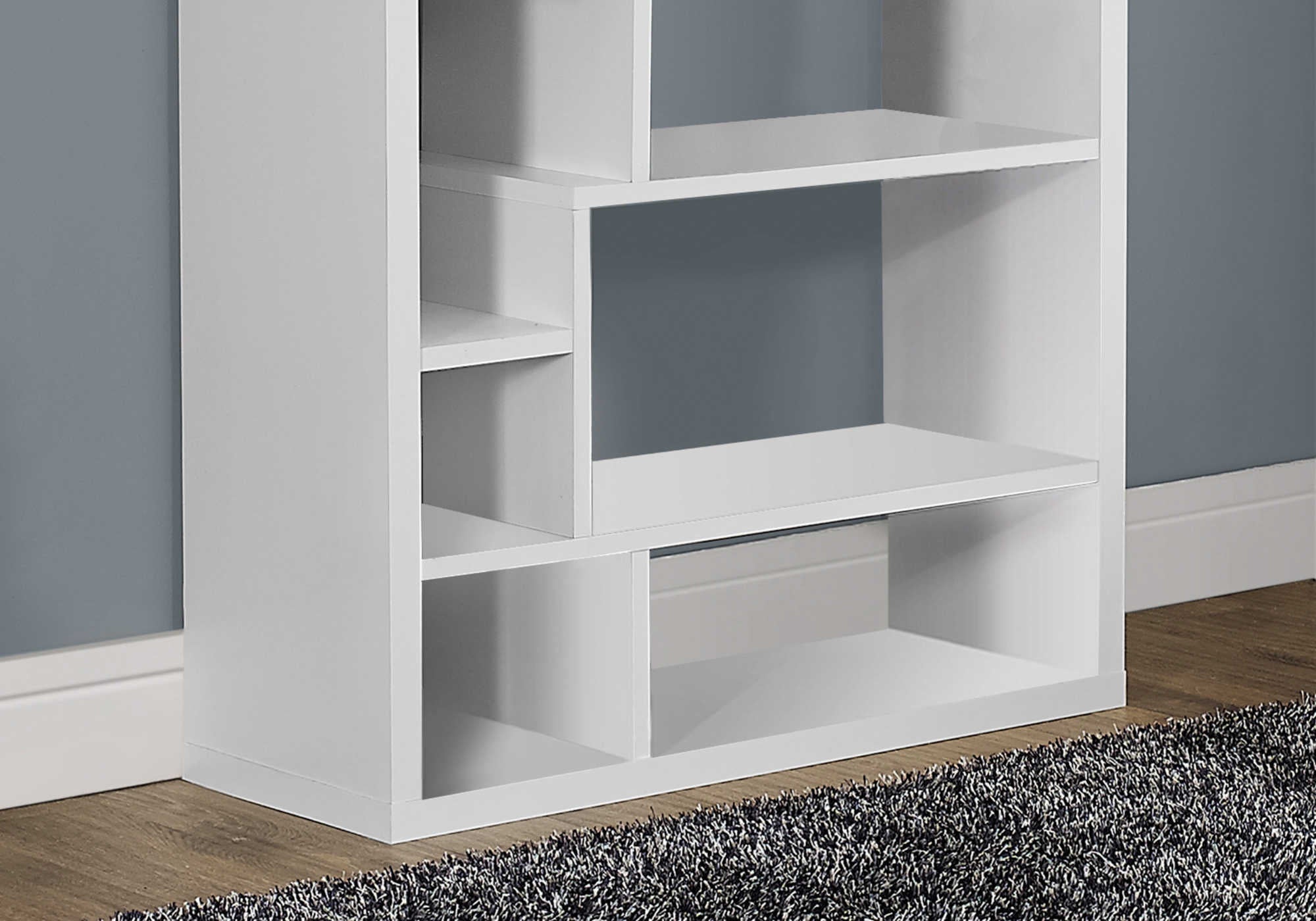 BOOKCASE - 72"H / WHITE
