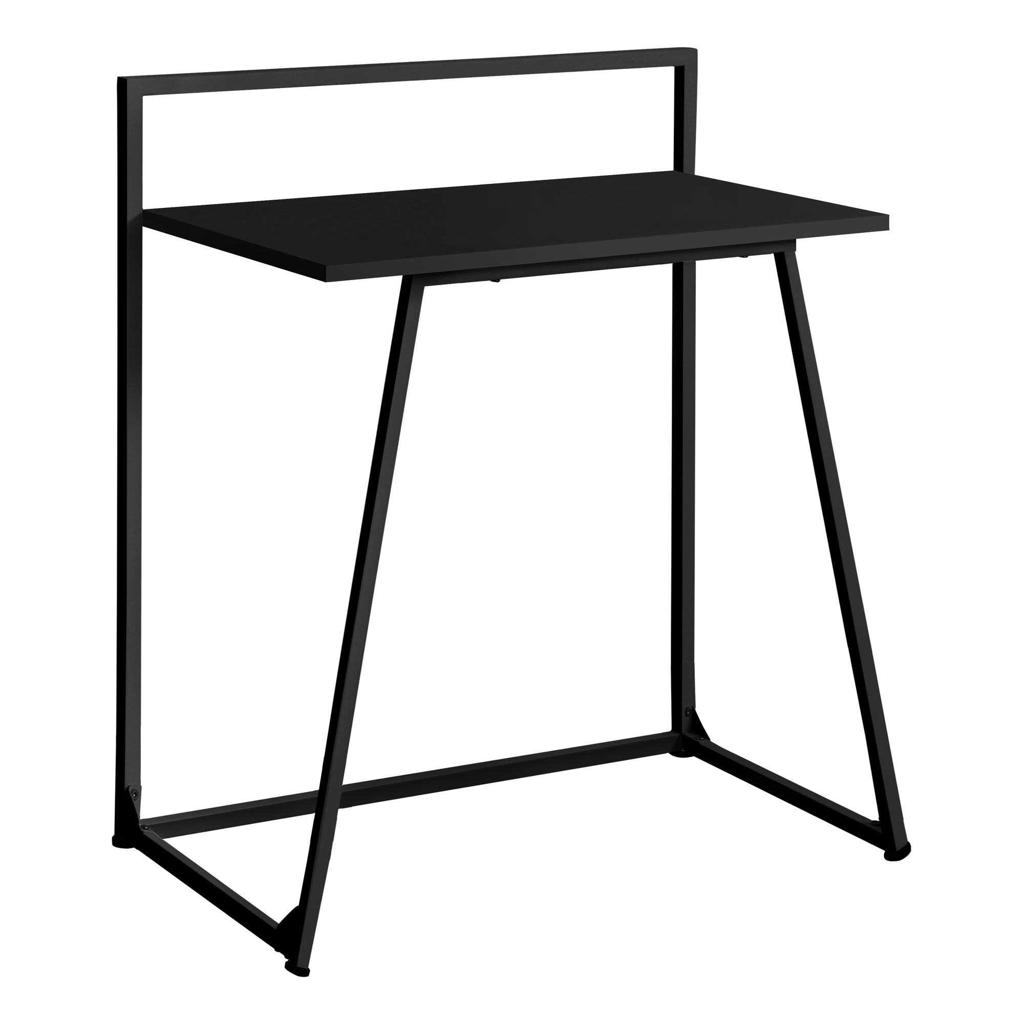BUREAU D'ORDINATEUR - 30"L / BLANC JUVÉNILE / MÉTAL BLANC