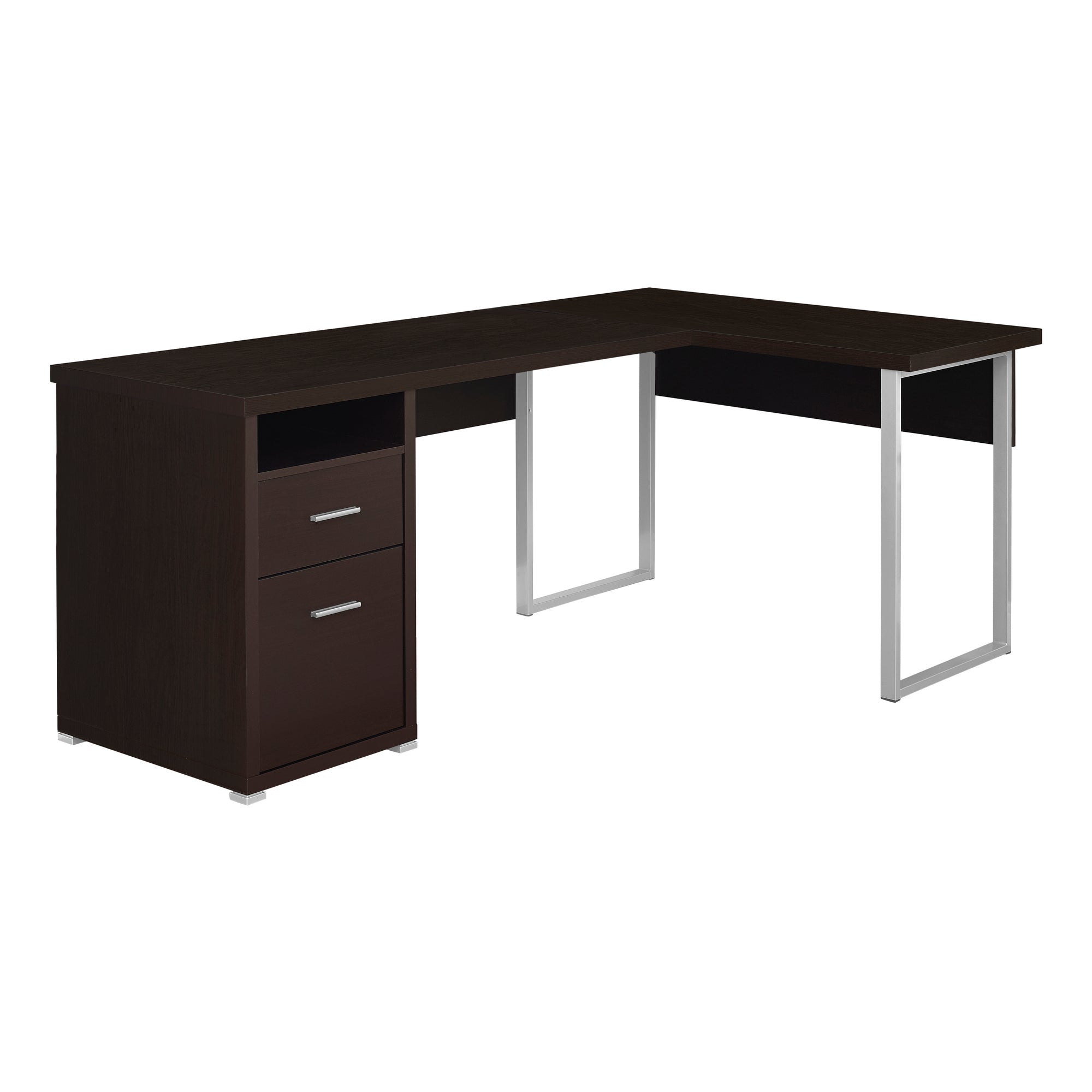 COMPUTER DESK - 42"L / BLACK / BLACK METAL