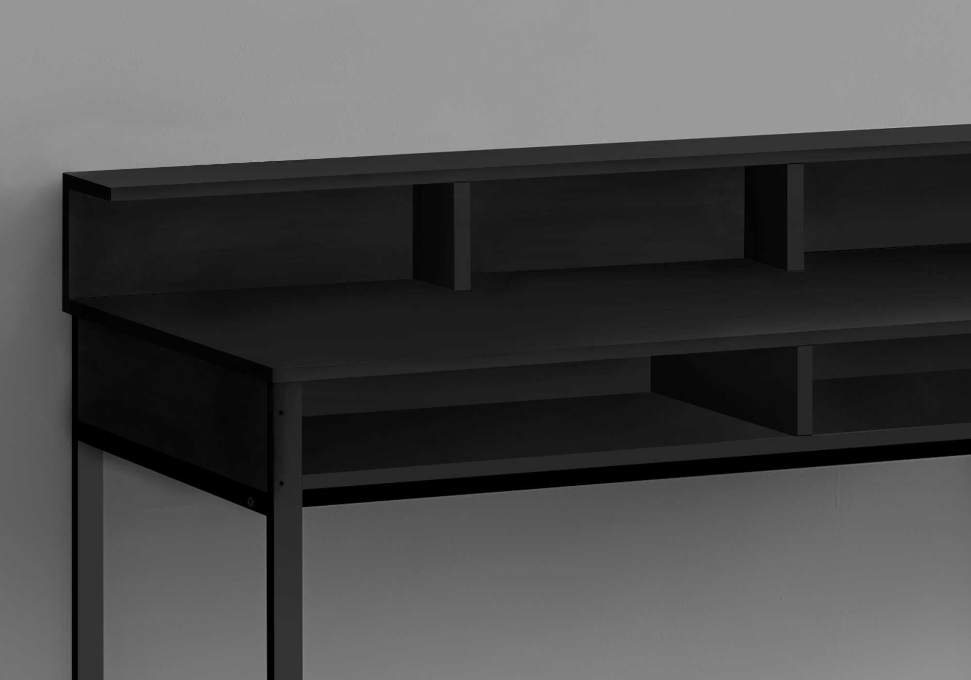 COMPUTER DESK - 48"L / BLACK / BLACK STANDING HEIGHT