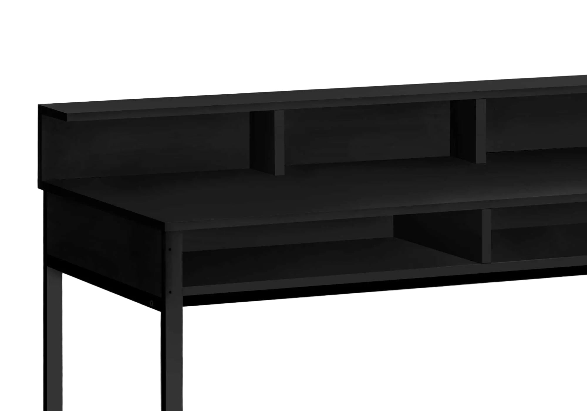 COMPUTER DESK - 48"L / BLACK / BLACK STANDING HEIGHT