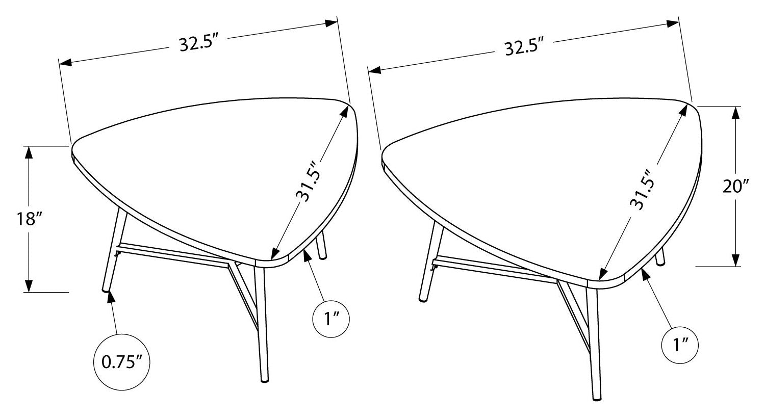 ENSEMBLE DE TABLE - ENSEMBLE 2 PIÈCES / BOIS RÉCUPÉRÉ TAUPE / MÉTAL NOIR