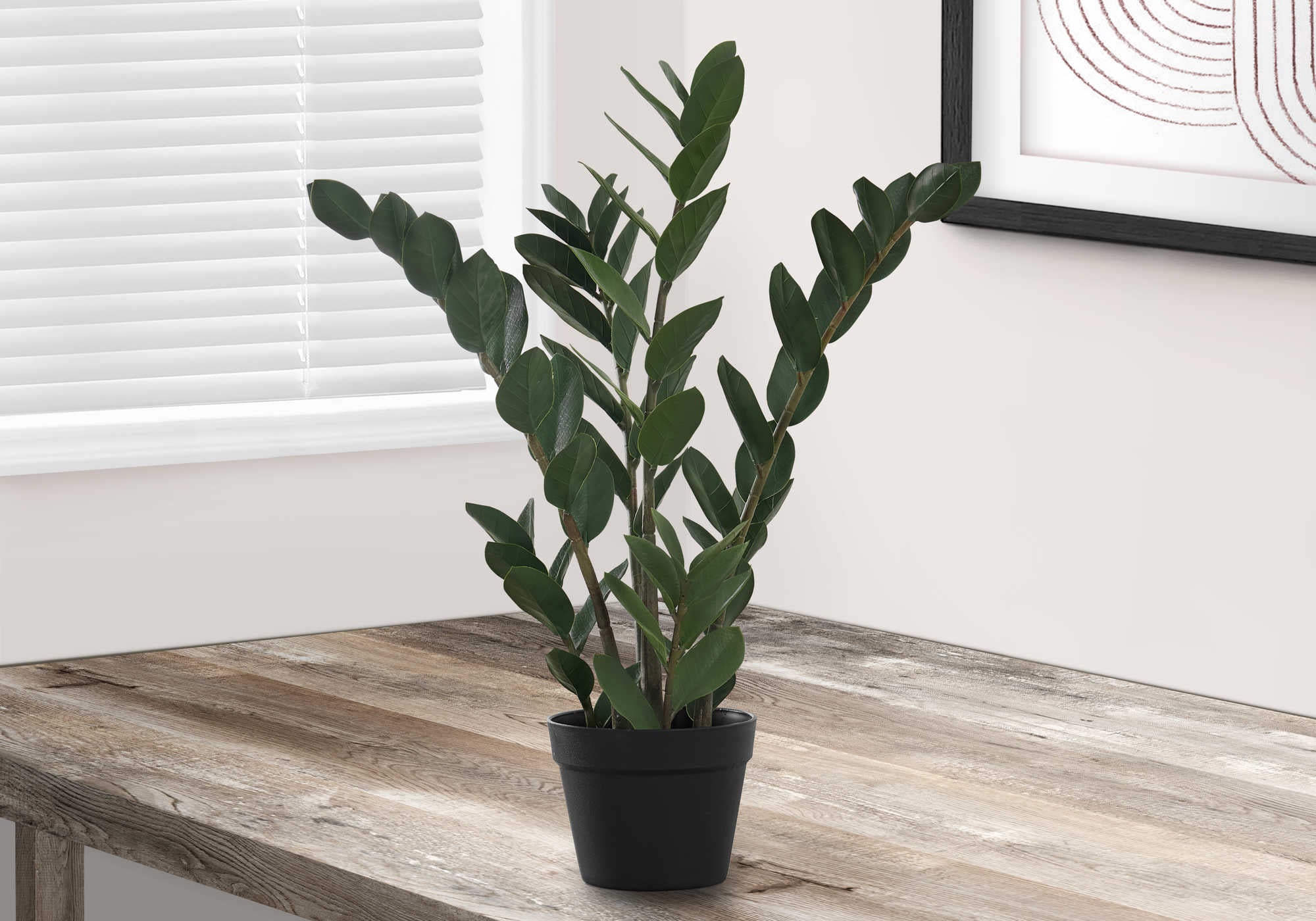 ARTIFICIAL PLANT - 29"H / INDOOR ZZ IN A 6" POT