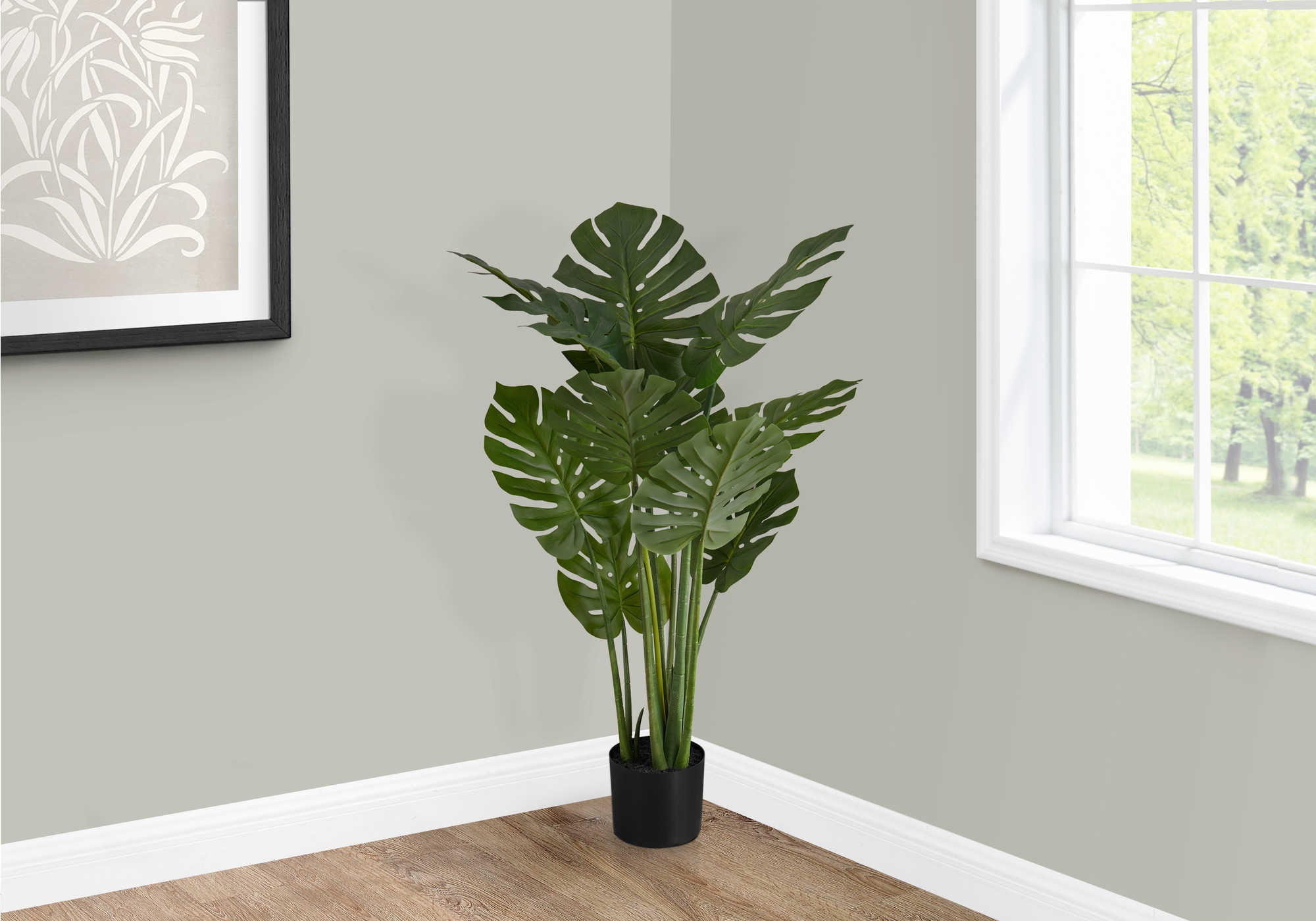 ARTIFICIAL PLANT - 45"H / INDOOR MONSTERA IN A 6" POT