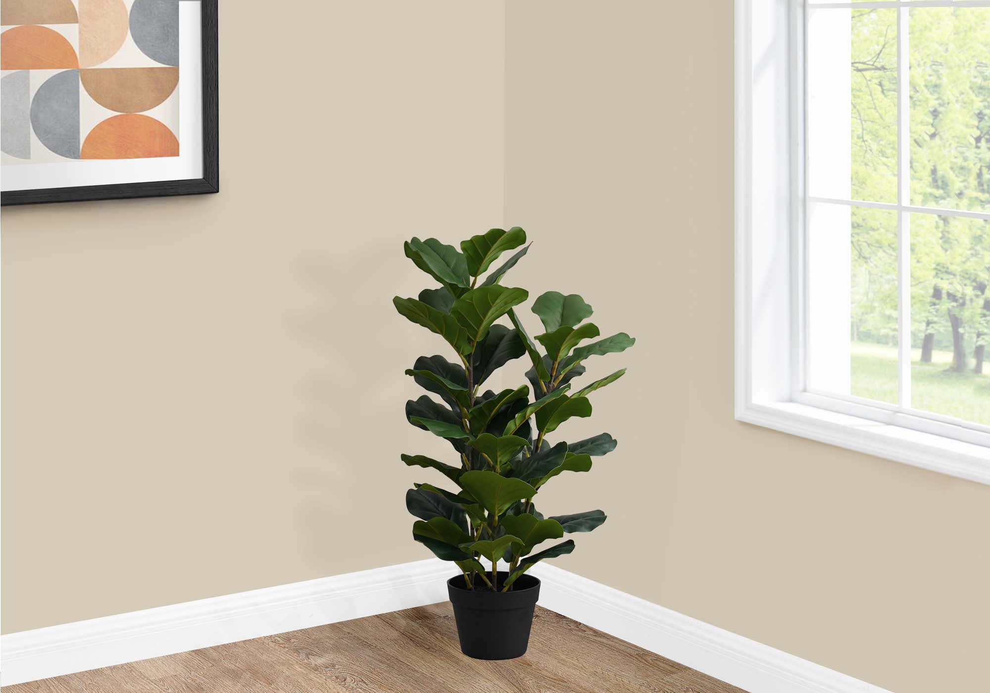 ARTIFICIAL PLANT - 32"H / INDOOR FIDDLE IN A 6" POT