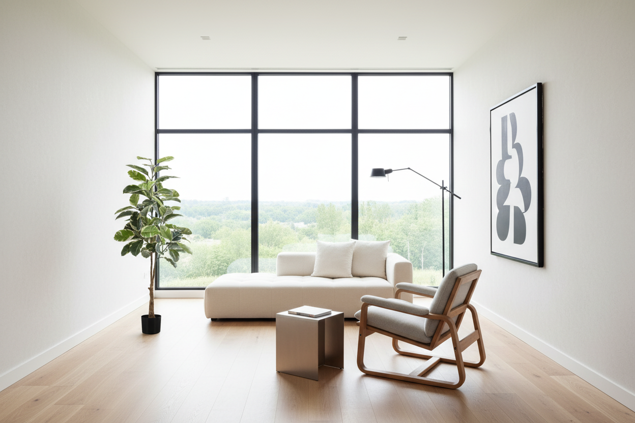 PLANTE ARTIFICIELLE - 52"H / ARBRE À CAOUTCHOUC D'INTÉRIEUR DANS UN POT DE 5"