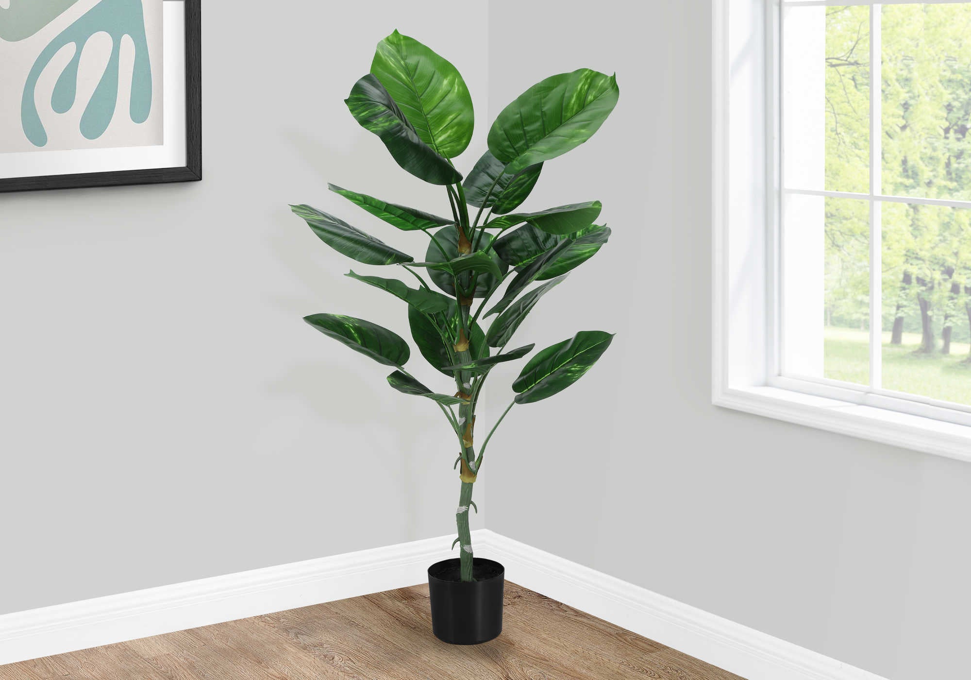 ARTIFICIAL PLANT - 54"H / INDOOR DIEFFENBACHIA / 6" POT