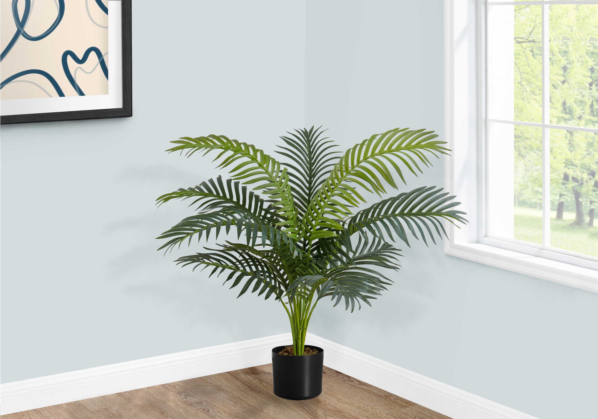 ARTIFICIAL PLANT - 34"H / INDOOR PALM TREE IN A 5" POT