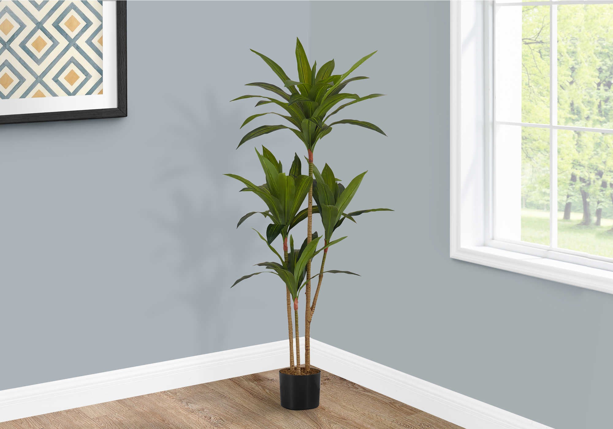 ARTIFICIAL PLANT - 51"H / INDOOR DRACAENA IN A 5" POT