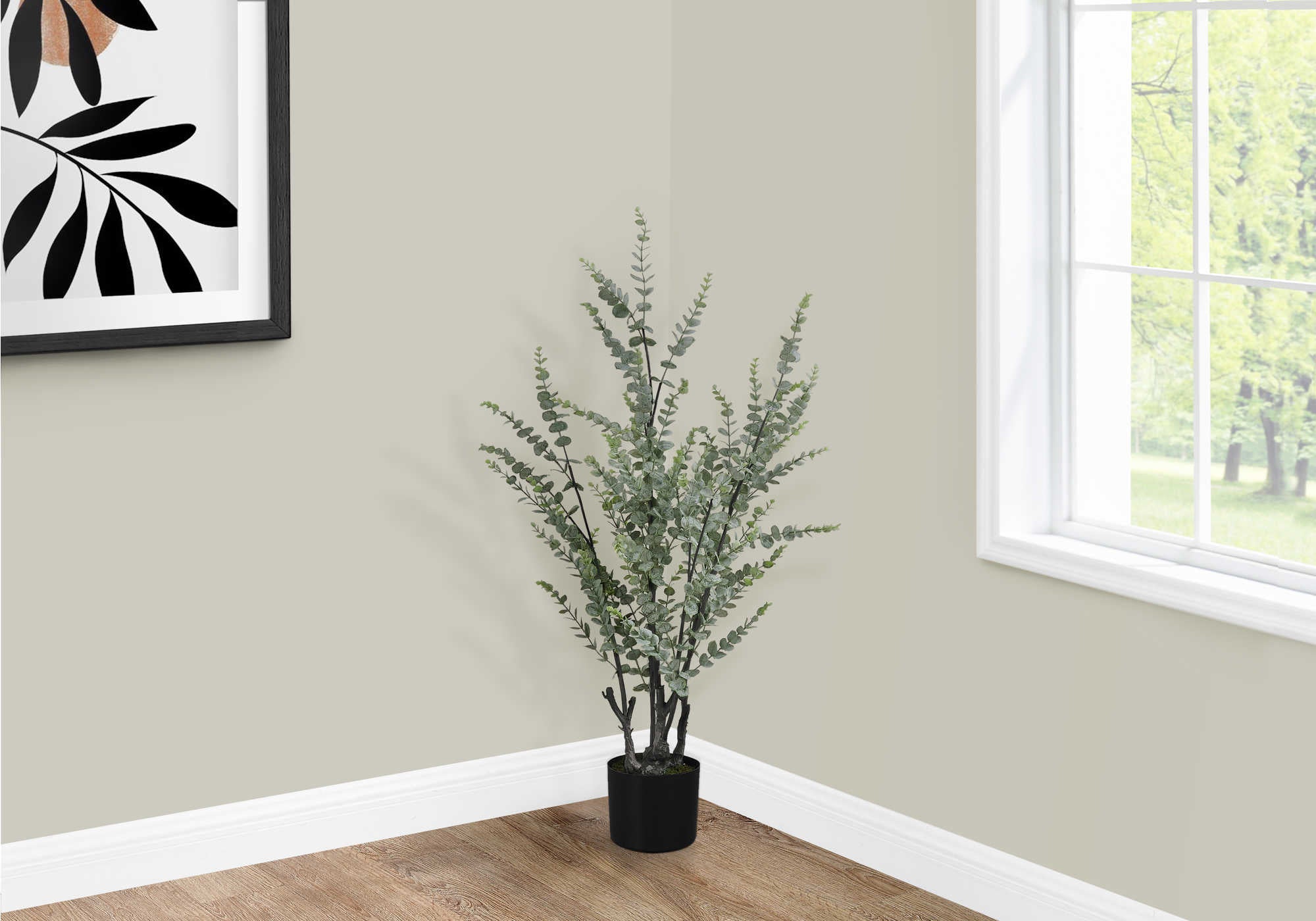 ARTIFICIAL PLANT - 44"H / INDOOR EUCALYPTUS IN A 5" POT