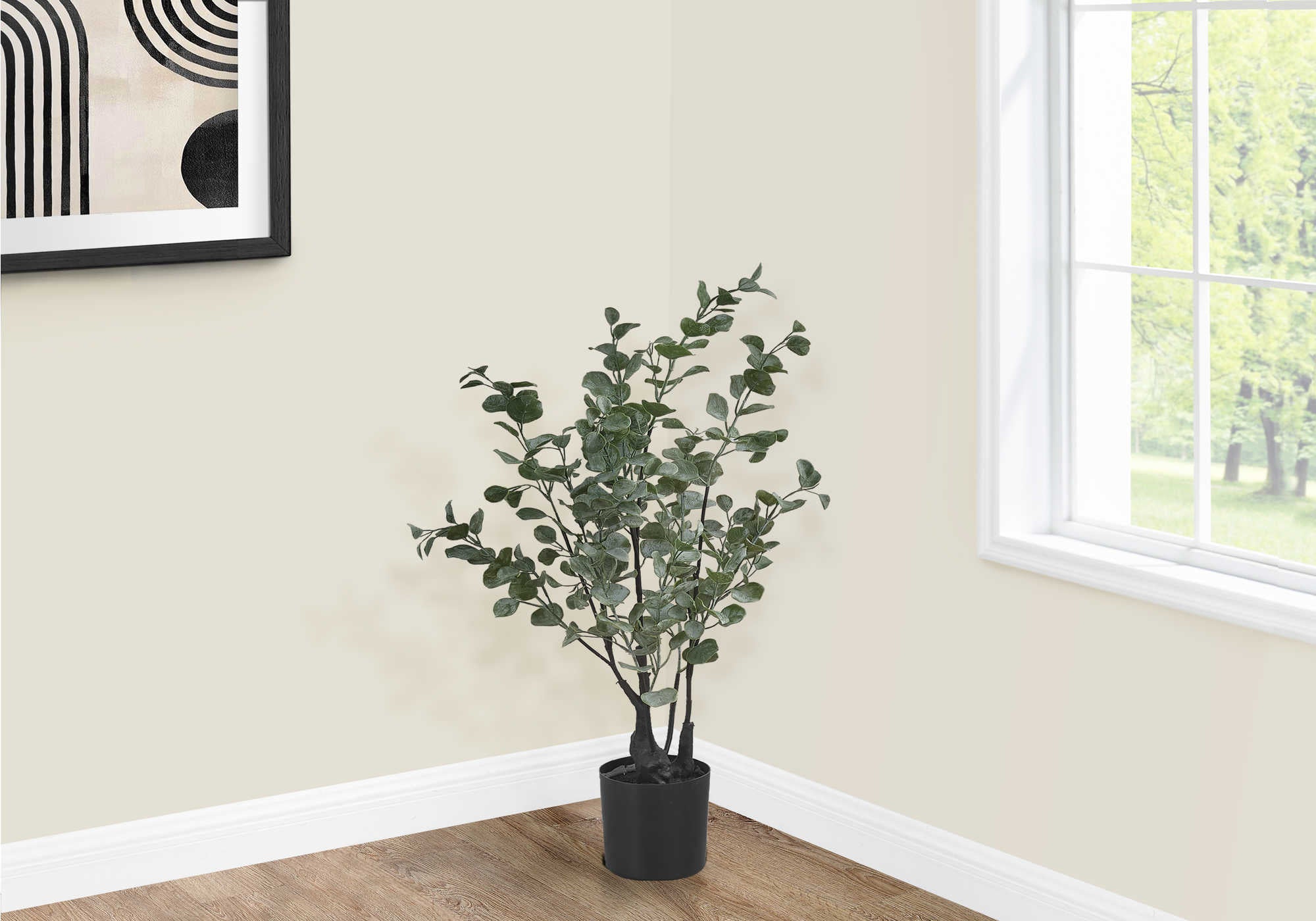 ARTIFICIAL PLANT - 35"H / INDOOR EUCALYPTUS IN A 5" POT
