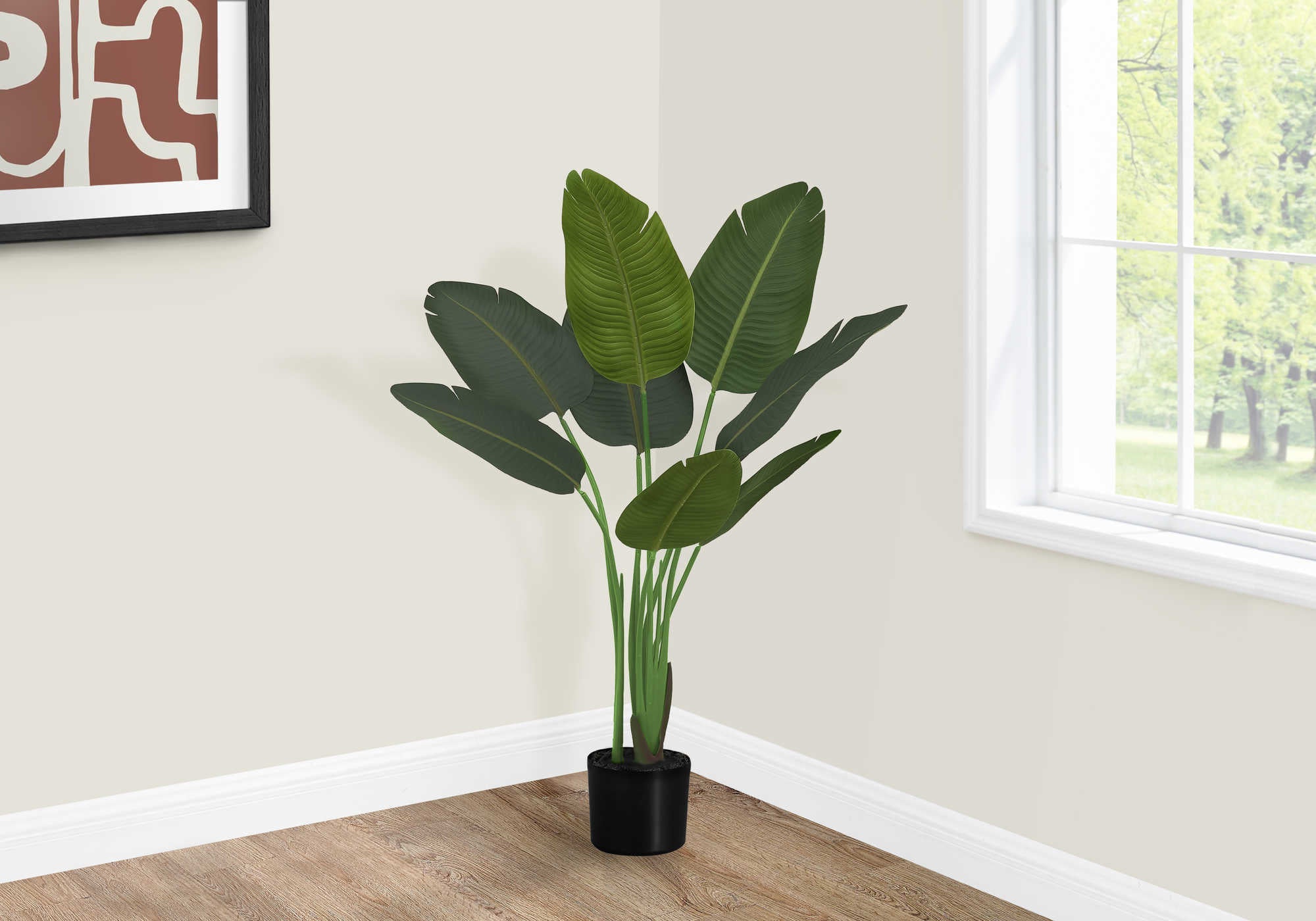 ARTIFICIAL PLANT - 44"H / INDOOR BIRD OF PARADISE 5" POT