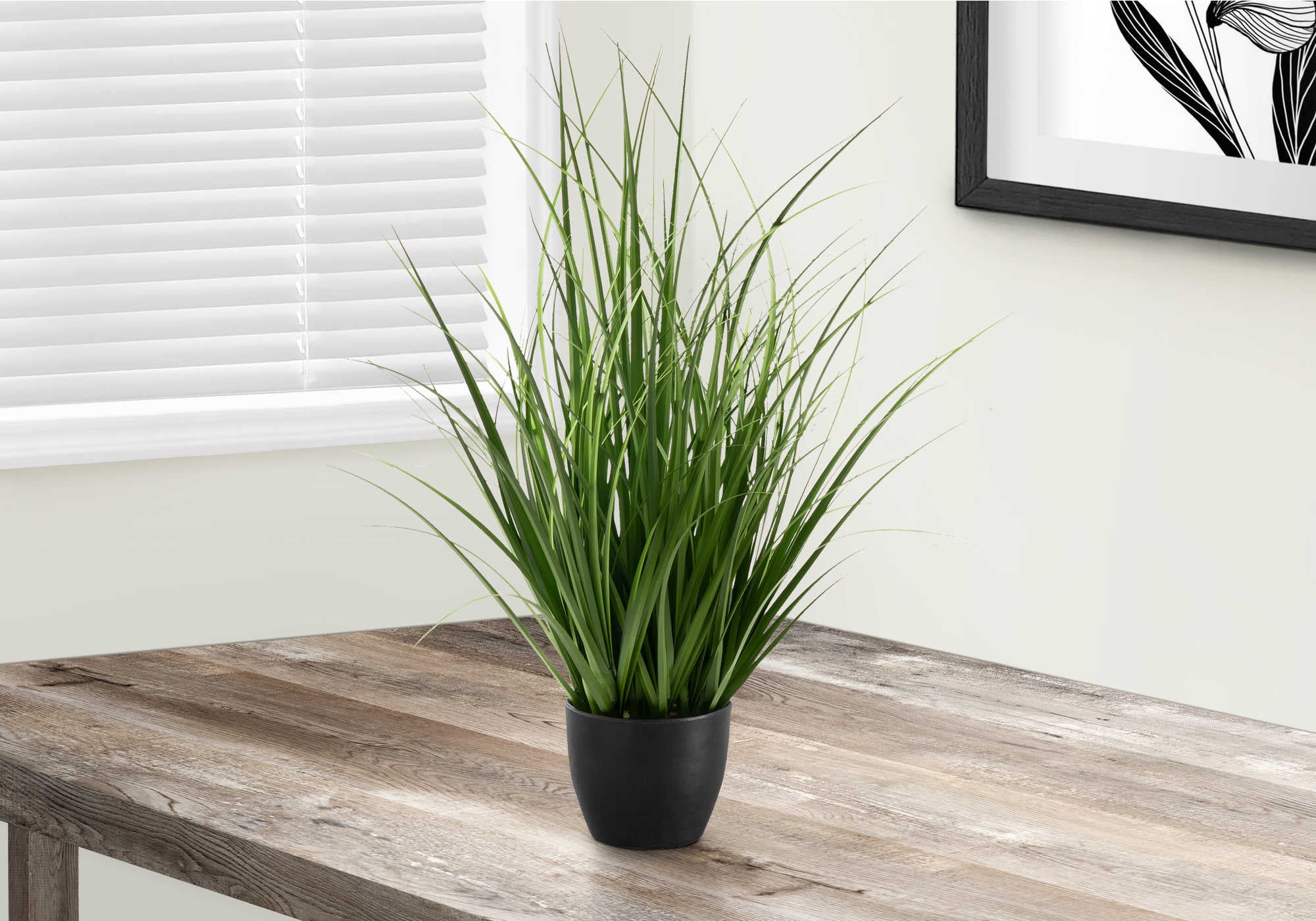 ARTIFICIAL PLANT - 23"H / INDOOR GRASS IN A 4" POT