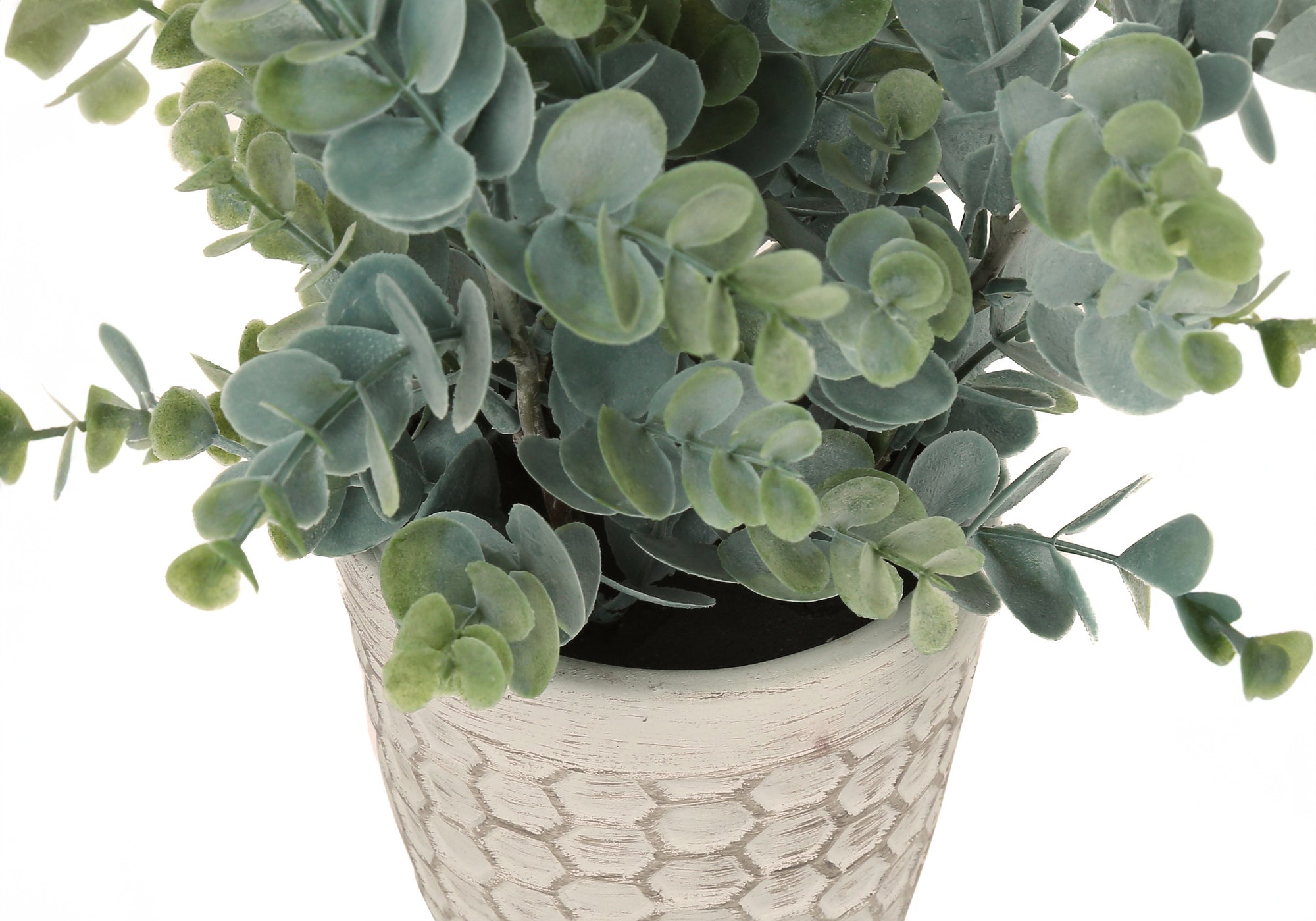 ARTIFICIAL PLANT - 2PCS / 13"H EUCALYPTUS/ GRASS/ 4" POT