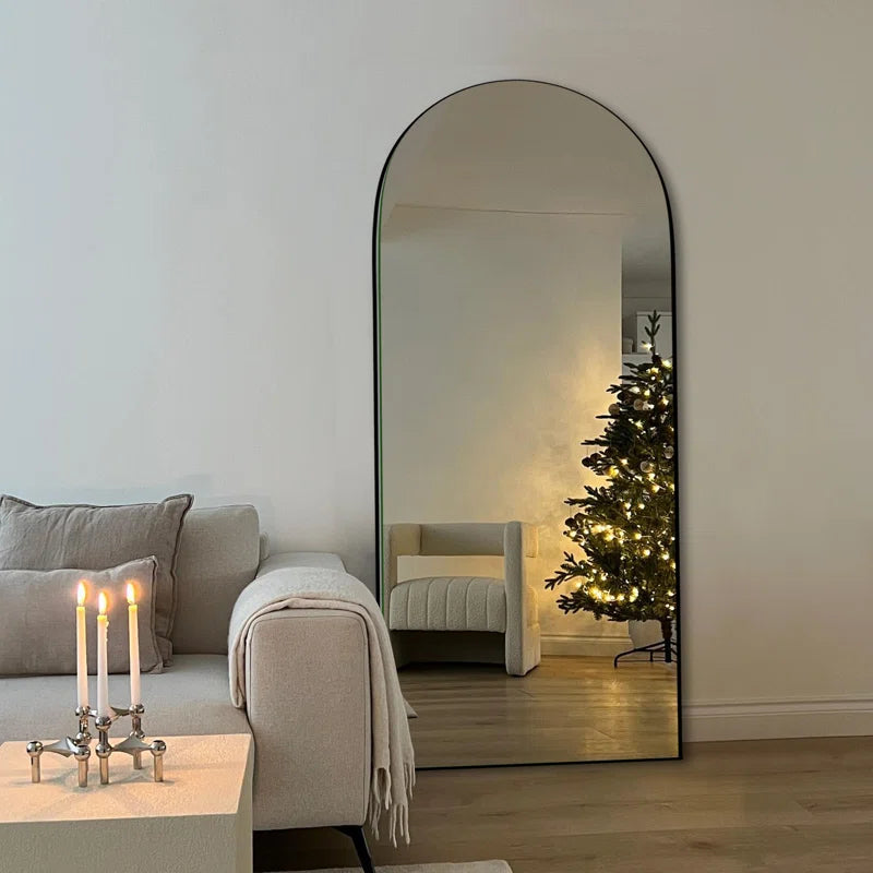 Sofia Black Frame Mirror 80"