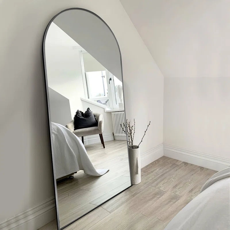 Miroir à cadre noir Sofia 80"