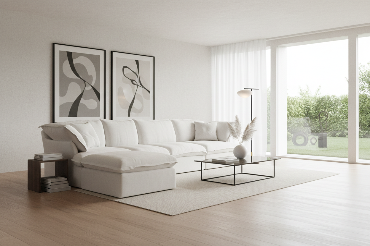 Sky Classic Linen Cloud Sofa