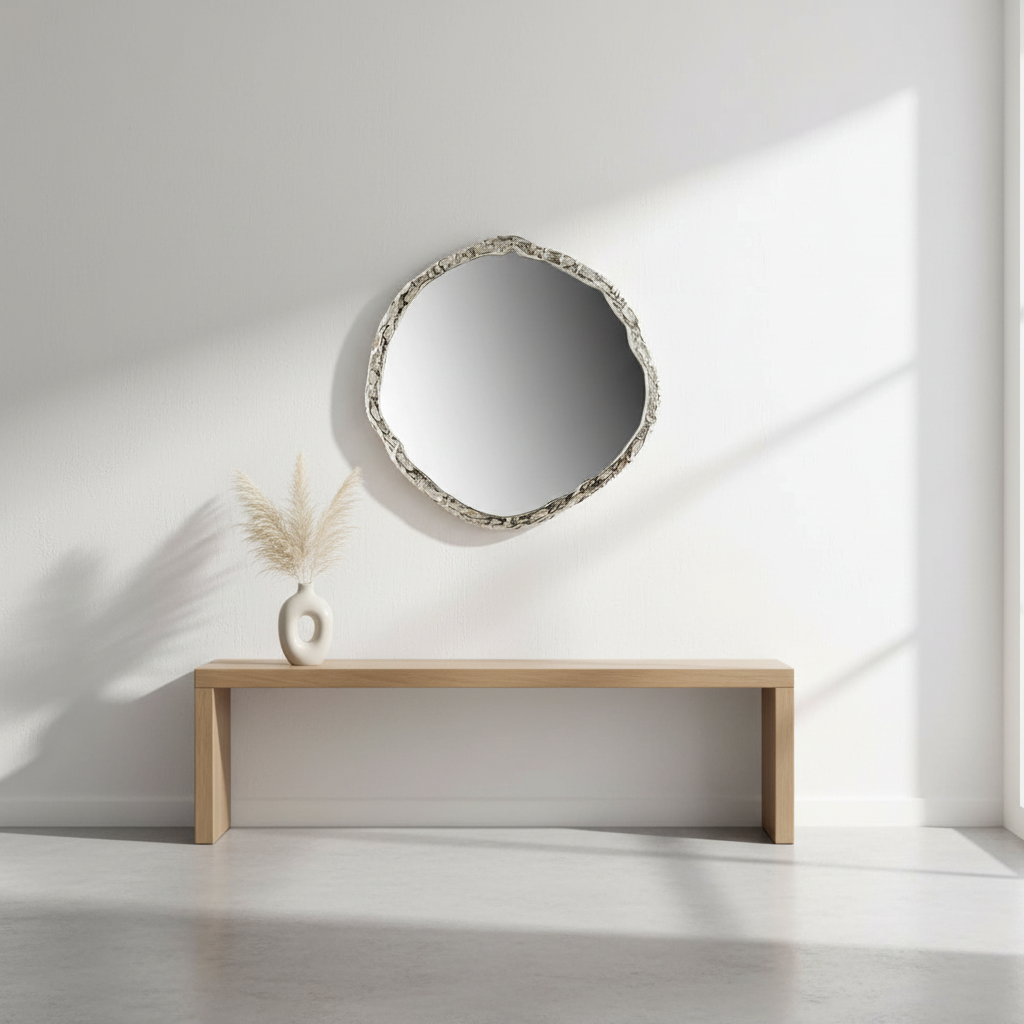Organic Shape Mirror Gold XC-38151