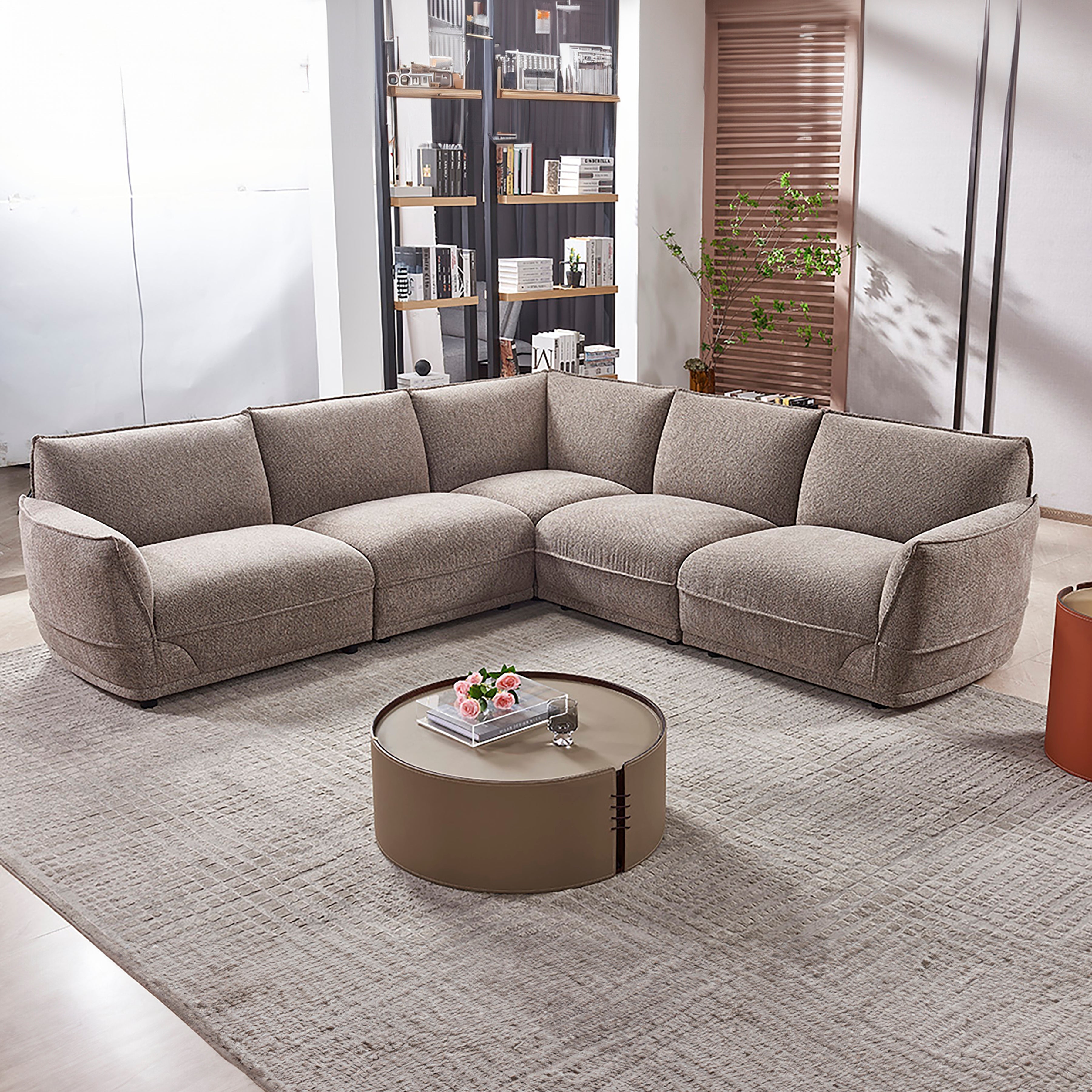 Canapé d'angle modulaire 5 pièces Scala