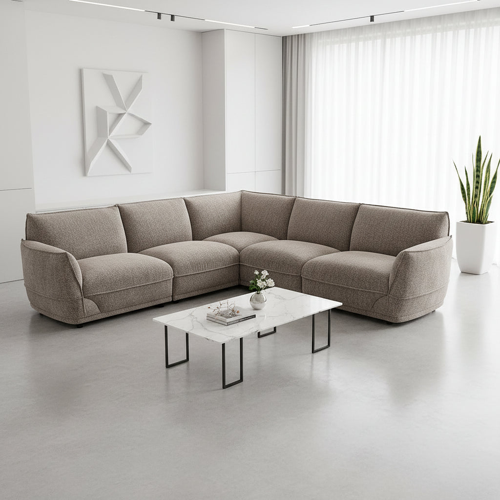 Scala 5-Piece Modular Corner Sofa