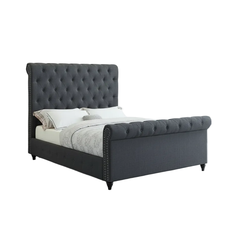 IF-5750- Charcoal Queen Bed