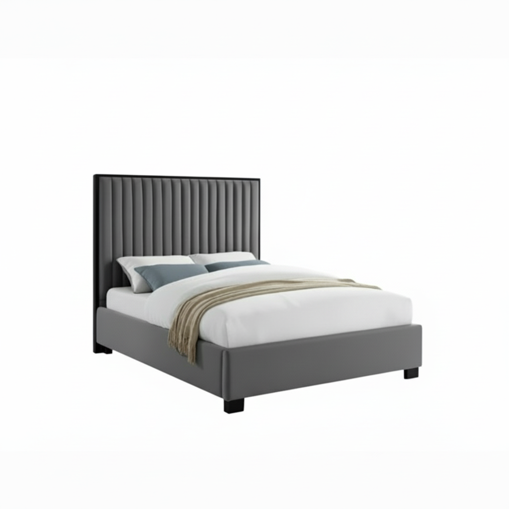 Lit Queen Size gris IF-5545