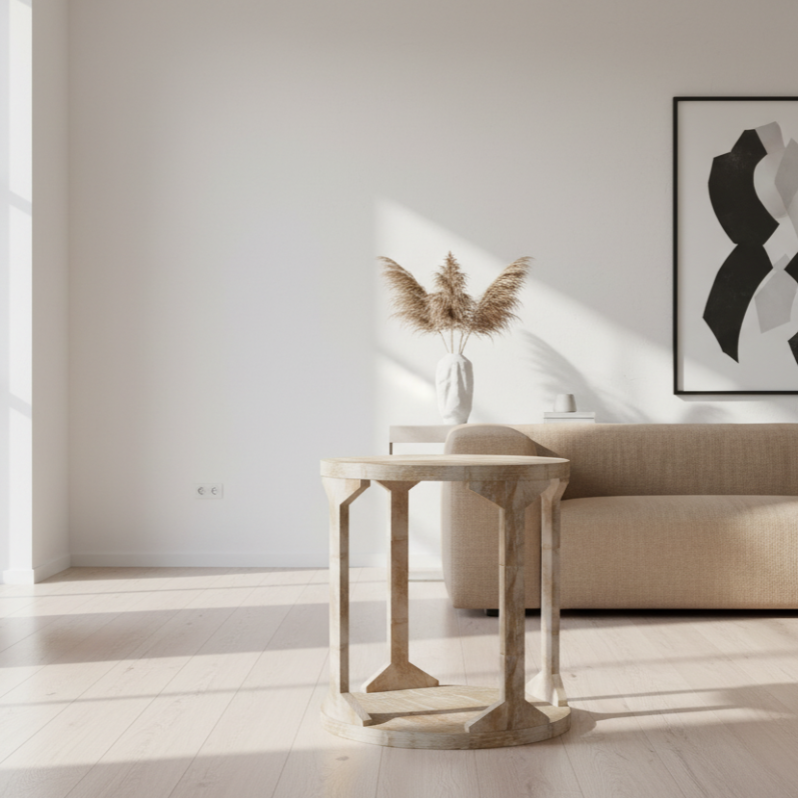 Table d'appoint ronde Avni