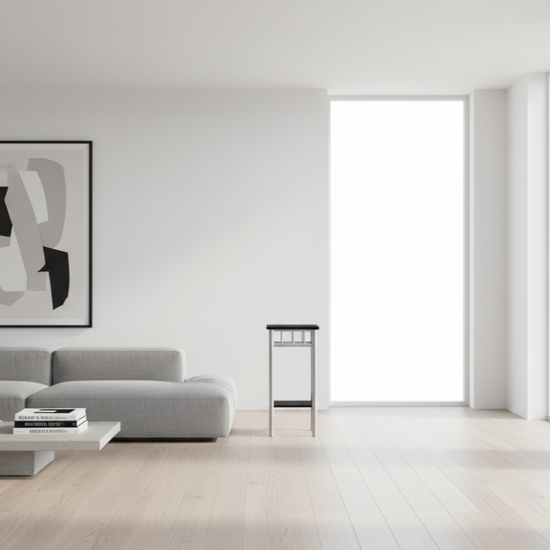 TABLE D'APPOINT - MARBRE ESPRESSO / MÉTAL BRONZE