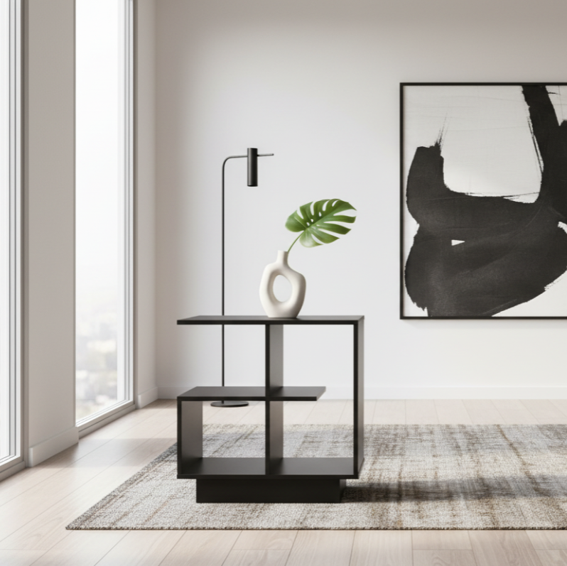 TABLE D'APPOINT - 24"H / ESPRESSO