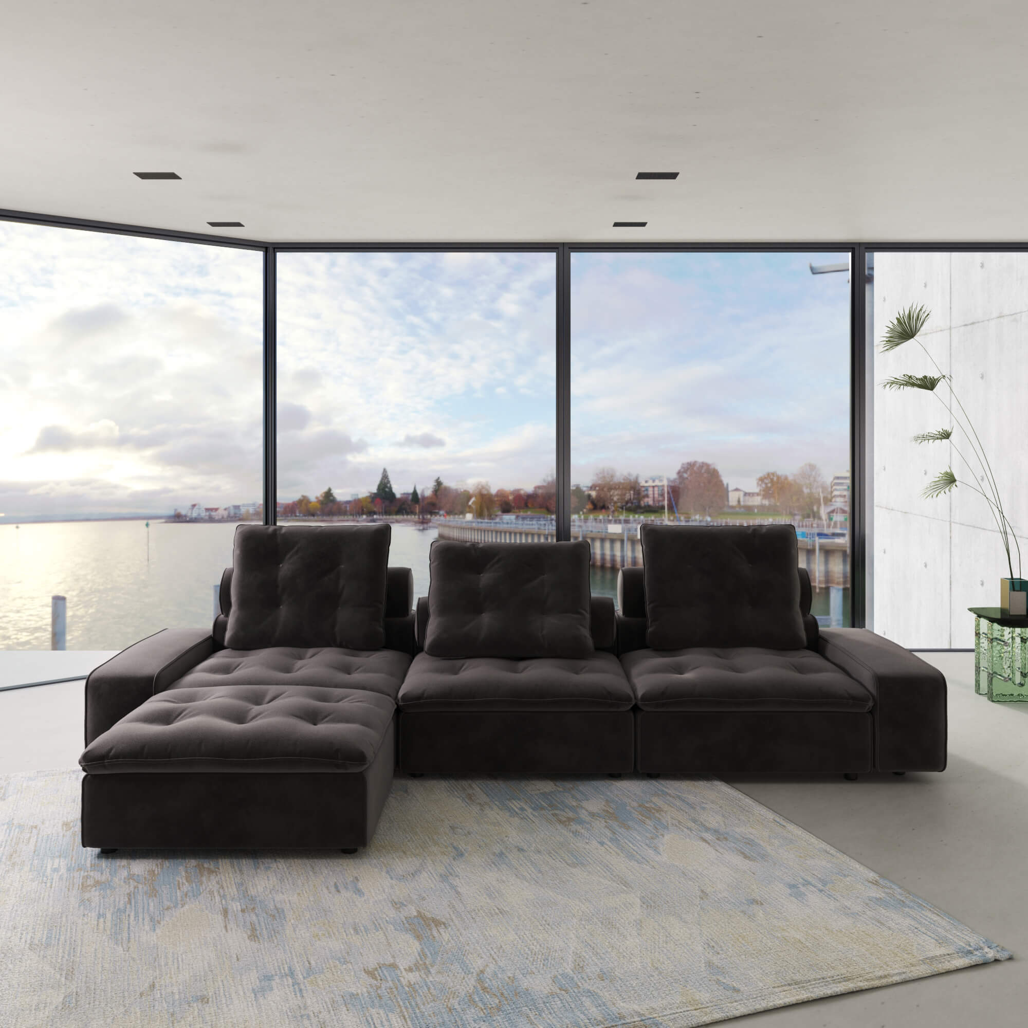 Sky Cloud Deluxe Adjustable Sectional Sofa