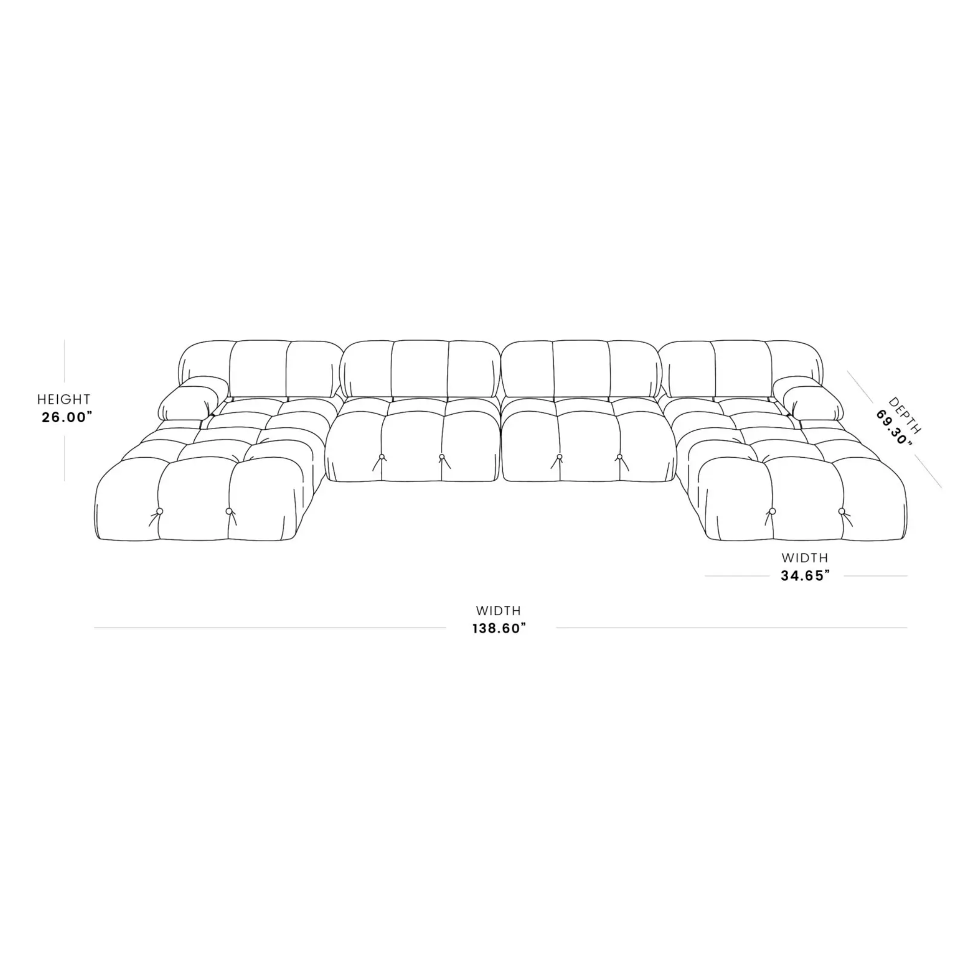 Urban Classic Modular Sofa