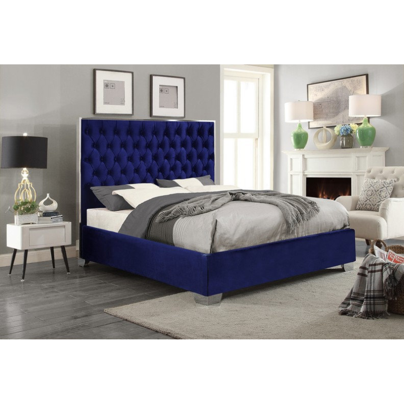 IF-5542 Black Queen Bed