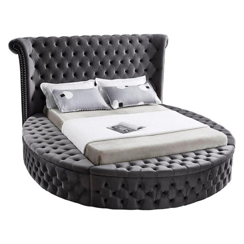Lit Queen Size gris IF-5770