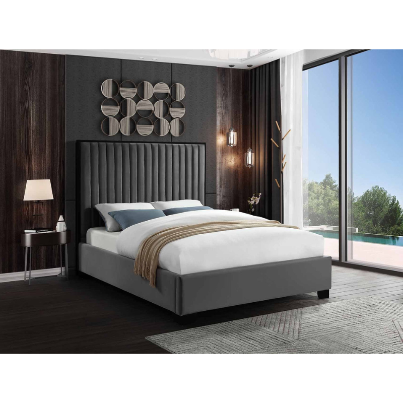 IF-5545 Grey Queen Bed