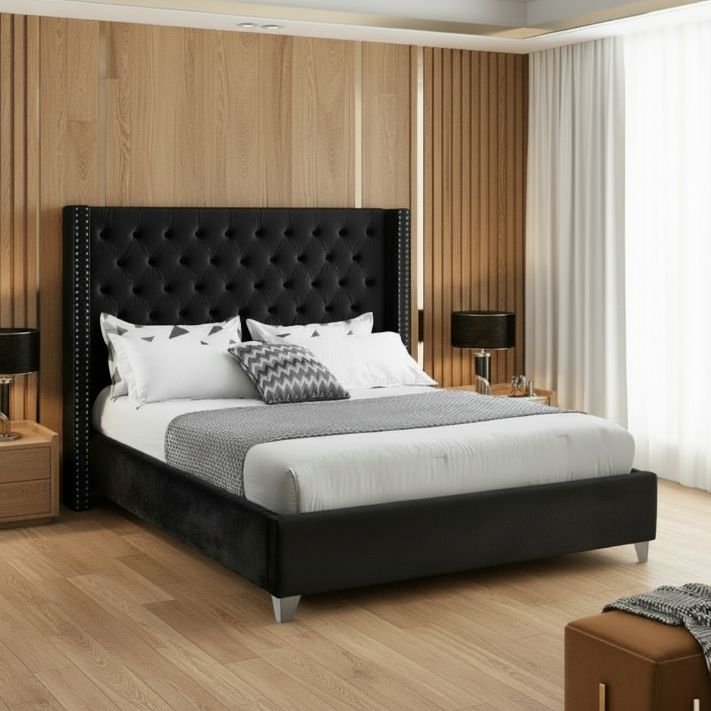 Lit contemporain noir IF-5893