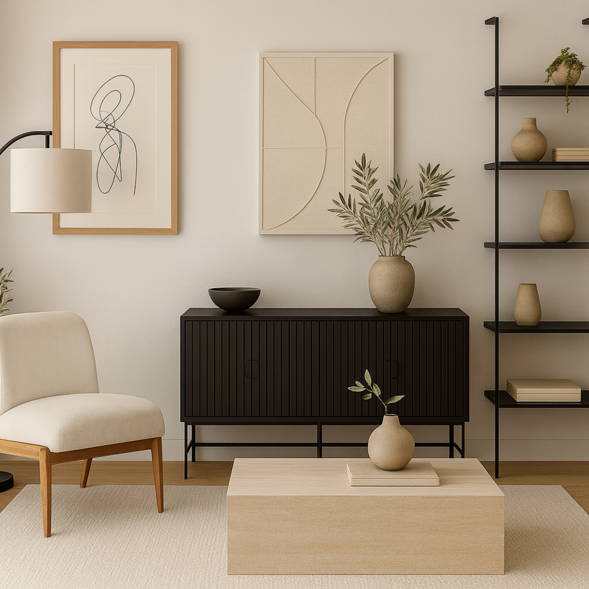 Kanso TV Stand Set