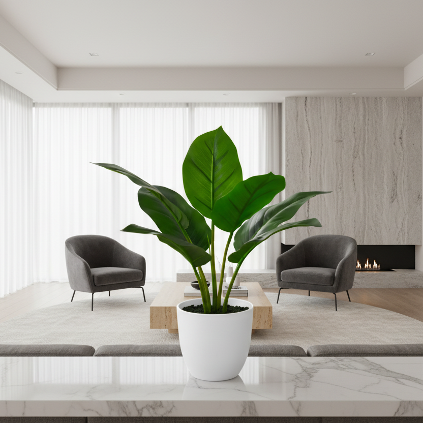 Artificial Plant, 17" Tall, Aureum