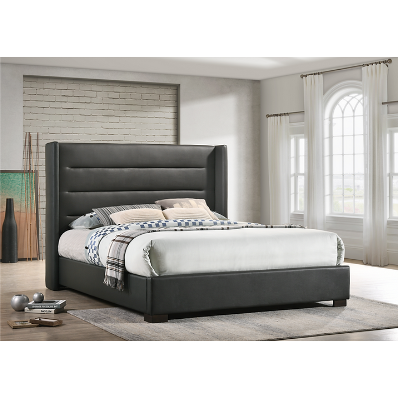 IF-5242 Grey PU Queen Bed