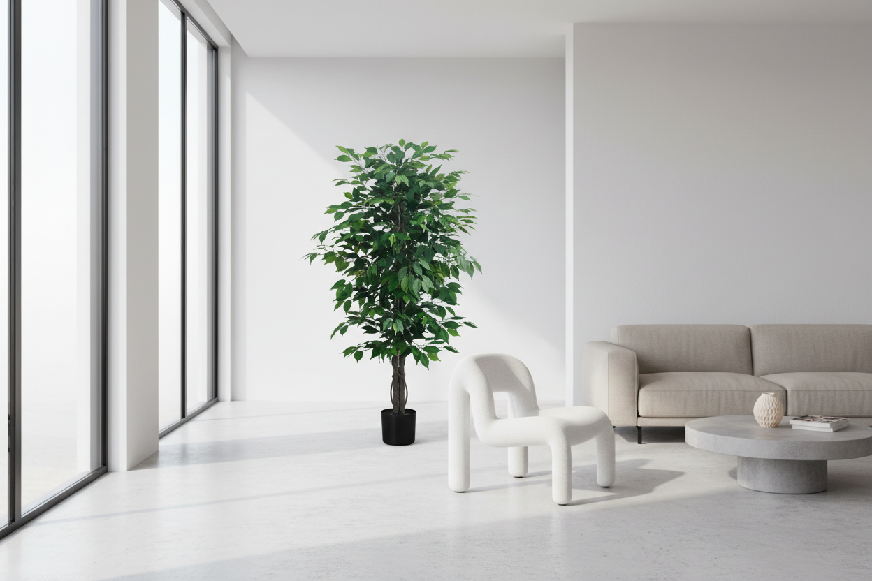 PLANTE ARTIFICIELLE - 58"H / FICUS D'INTÉRIEUR DANS UN POT DE 6"