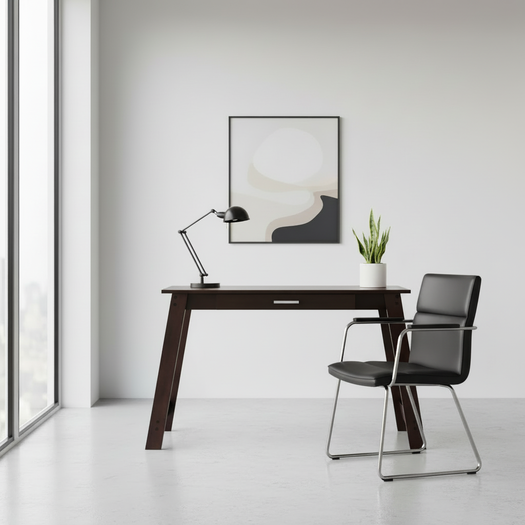 BUREAU D'ORDINATEUR - 42"L / ESPRESSO AVEC TIROIR DE RANGEMENT