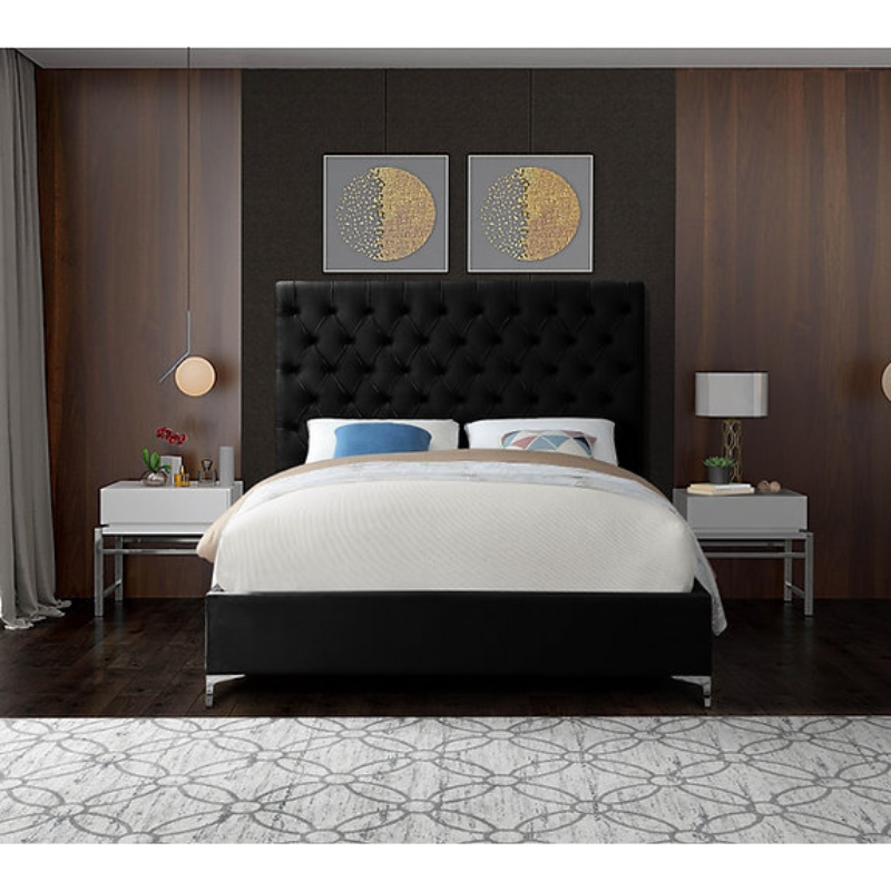IF-5643 Black Double Bed