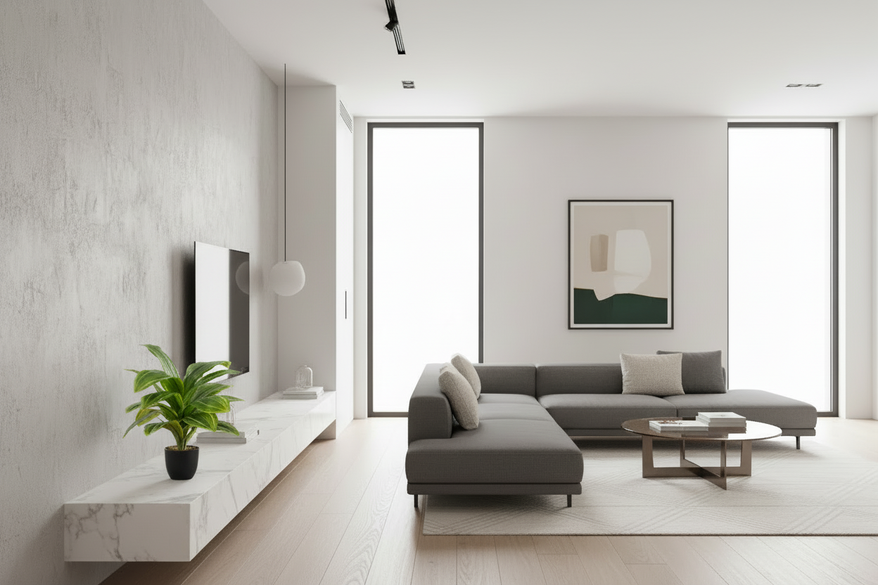 PLANTE ARTIFICIELLE - 43 cm de hauteur / DRACAENA D'INTÉRIEUR EN POT DE 10 cm