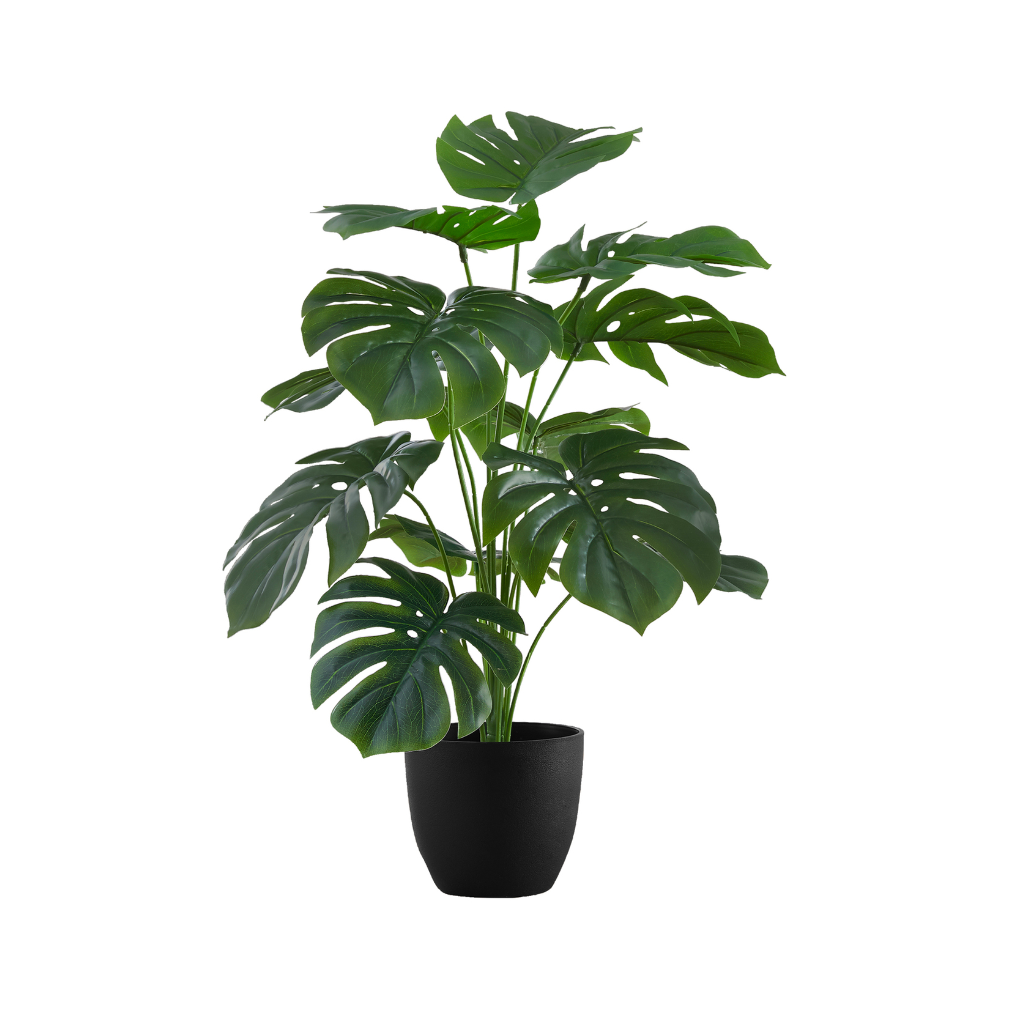 PLANTE ARTIFICIELLE - 24"H / MONSTERA D'INTÉRIEUR DANS UN POT DE 5"