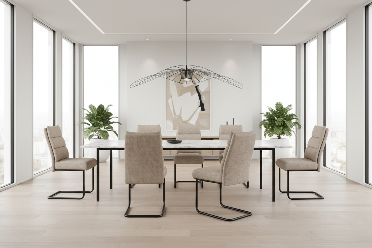 Chaise de salle à manger Brodi, lot de 2